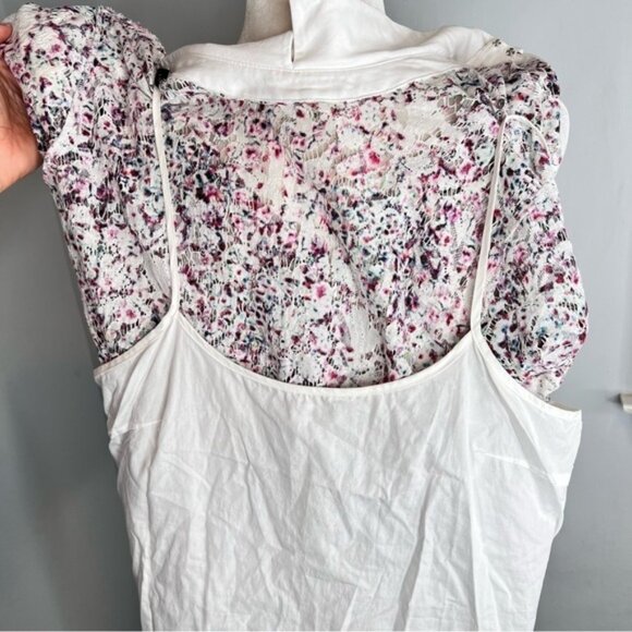 All Saints White Floral Kaleidoscope Collared Eyelet Lace Dress 12 - Picture 6 of 7